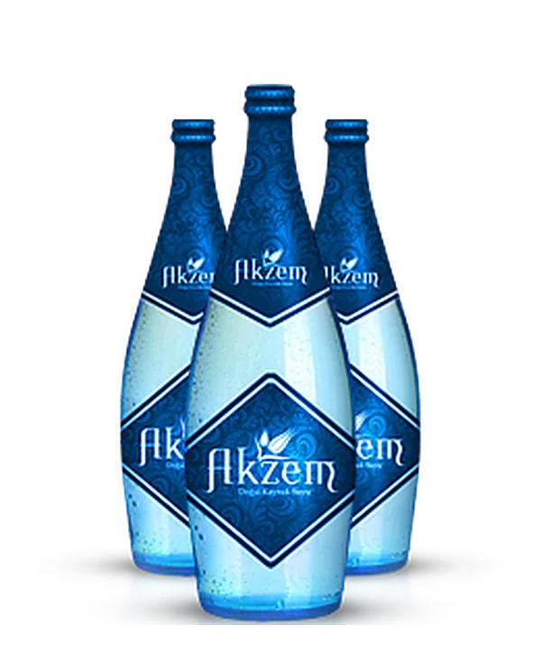 Akzem 75 cl cam şişe